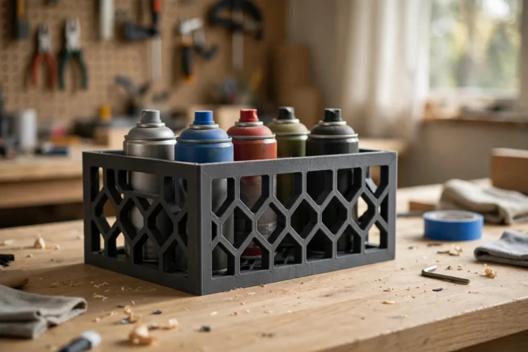 3D Printed Spray Can Bench Crate