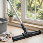 A bright home scene beside a clean window