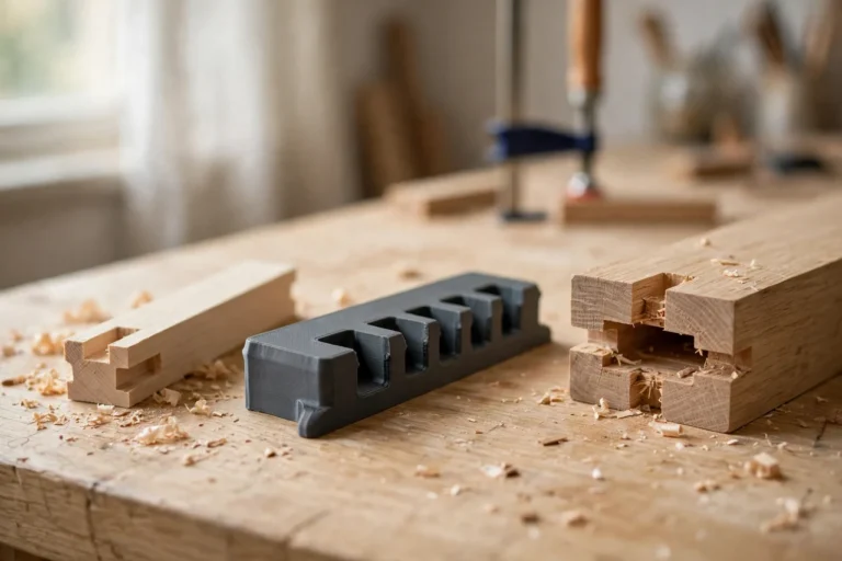 3D Printed Tenon Thickness Measuring Gauge