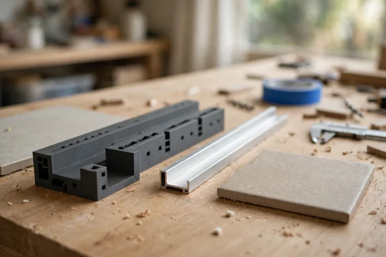 3D Printed Tile Edge Trim Fitting Guide
