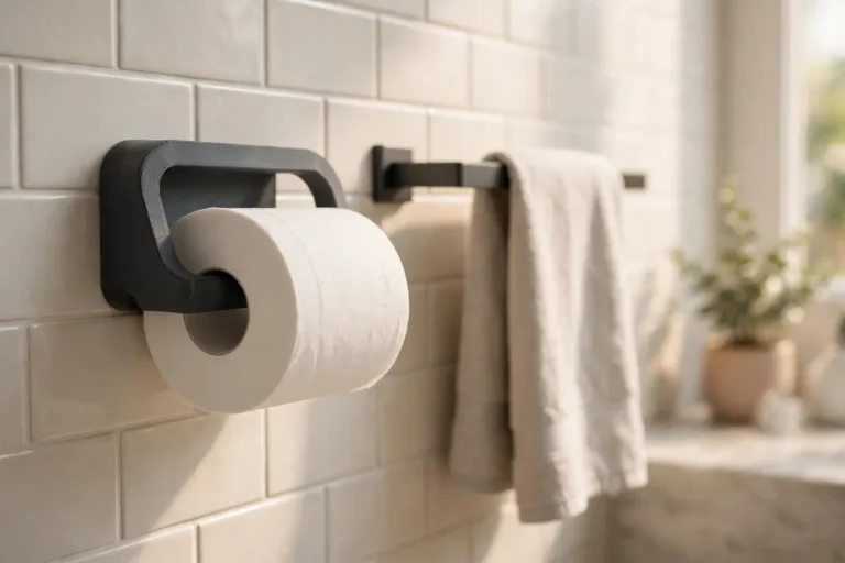 3D Printed Toilet Paper Holder: A Wall-Mounted Holder That Matches Your Bath