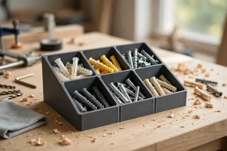 3D Printed Wall Anchor Assortment Bin