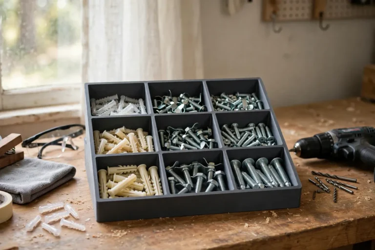 3D Printed Wall Anchor Organizer: Anchors Sorted and Visible