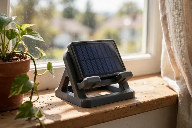 3D Printed Window Ledge Mount: A Sunny Perch for Small Solar Chargers