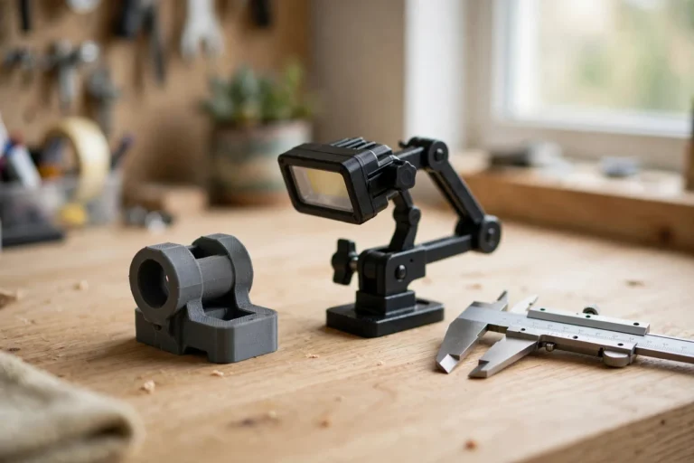 3D Printed Work Light to Clamp Mount Adapter