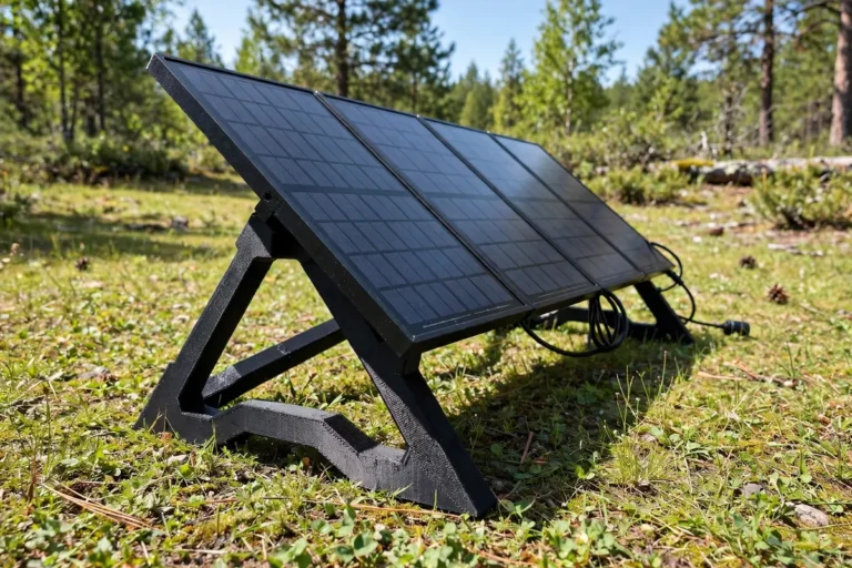 Portable Solar Panel Kickstand Legs: 3D Print Adjustable Legs for Ground-Level Panels
